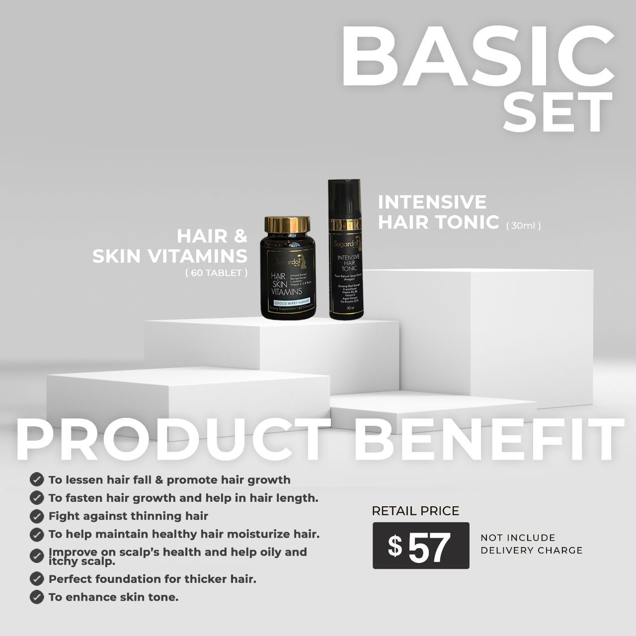 Sugardoll - Basic Set (Vitamin + Hair Tonic)